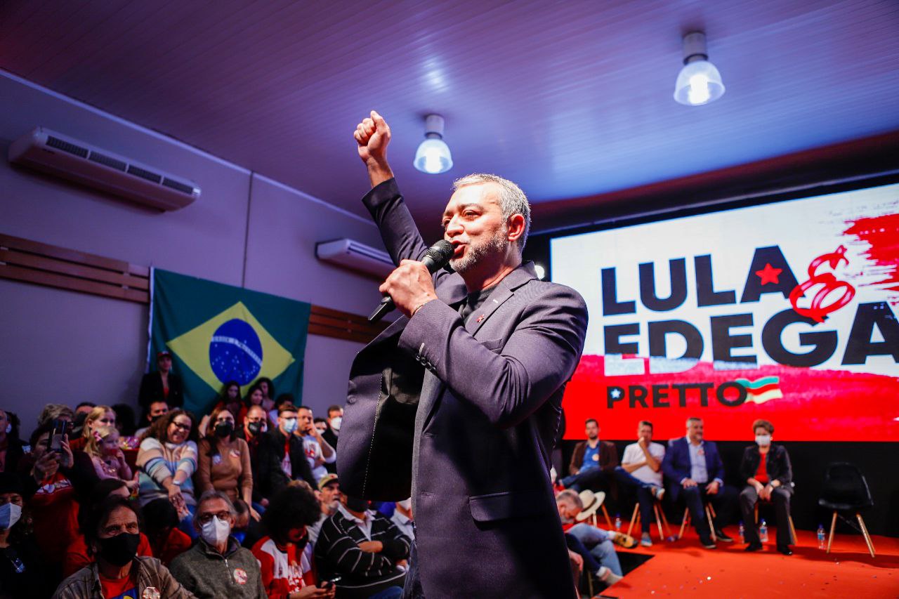 Redes de Edegar Pretto crescem com Lula e plenária
