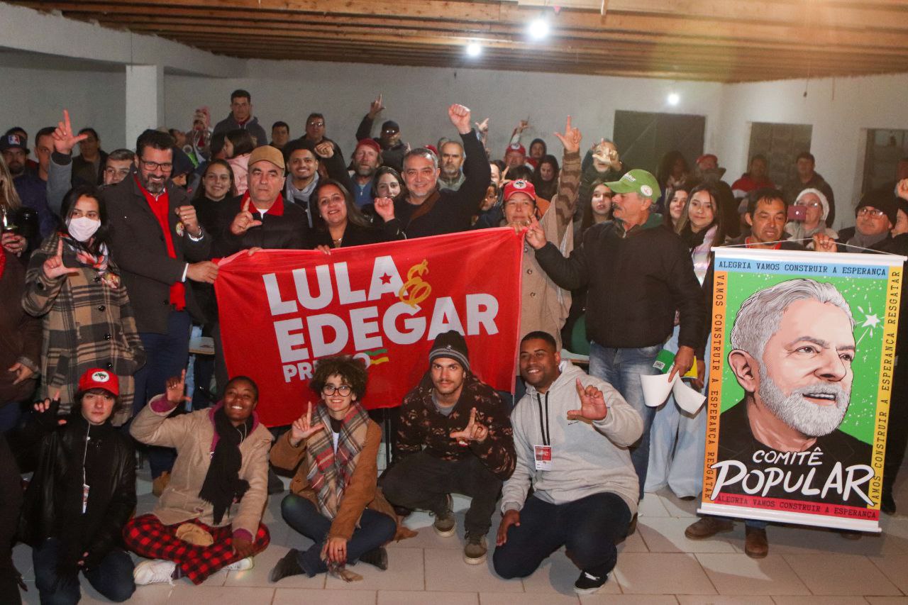 Inaugurado comitê pró-Lula e Edegar Pretto em Candiota