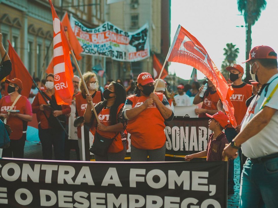 Edegar Pretto apoia marcha contra a fome, miséria e desemprego