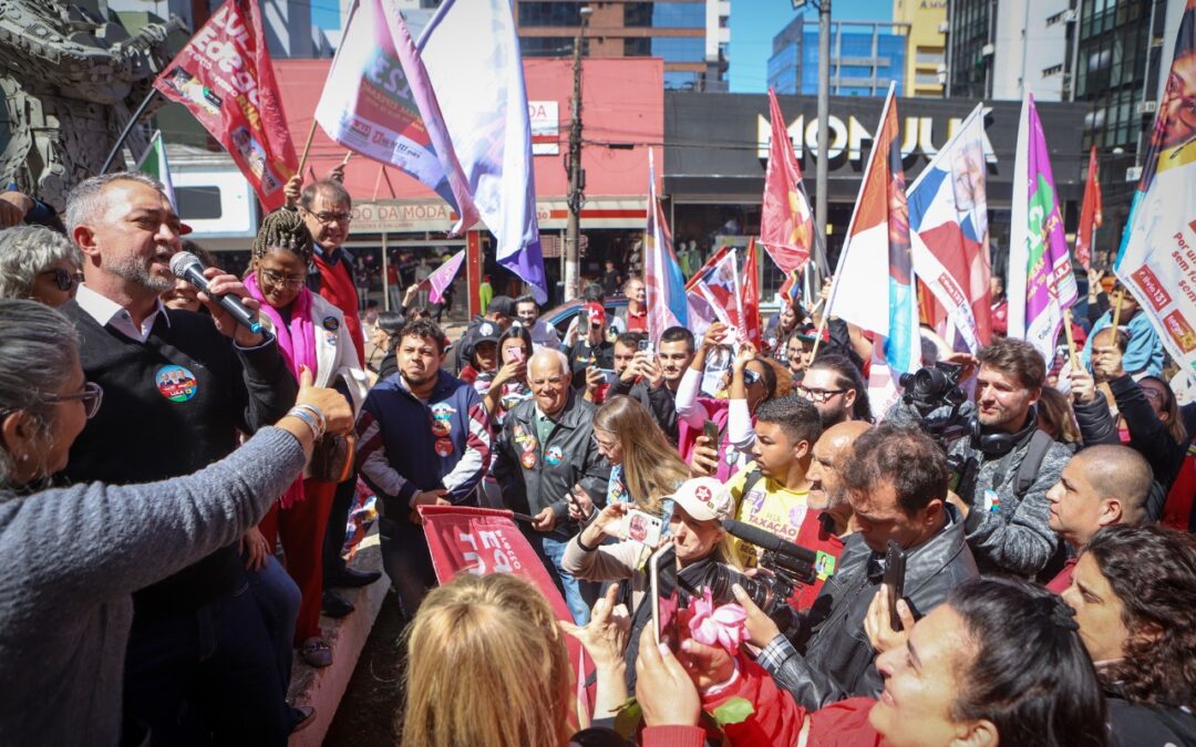 Em Passo Fundo, Edegar Pretto diz que fará o governo das oportunidades