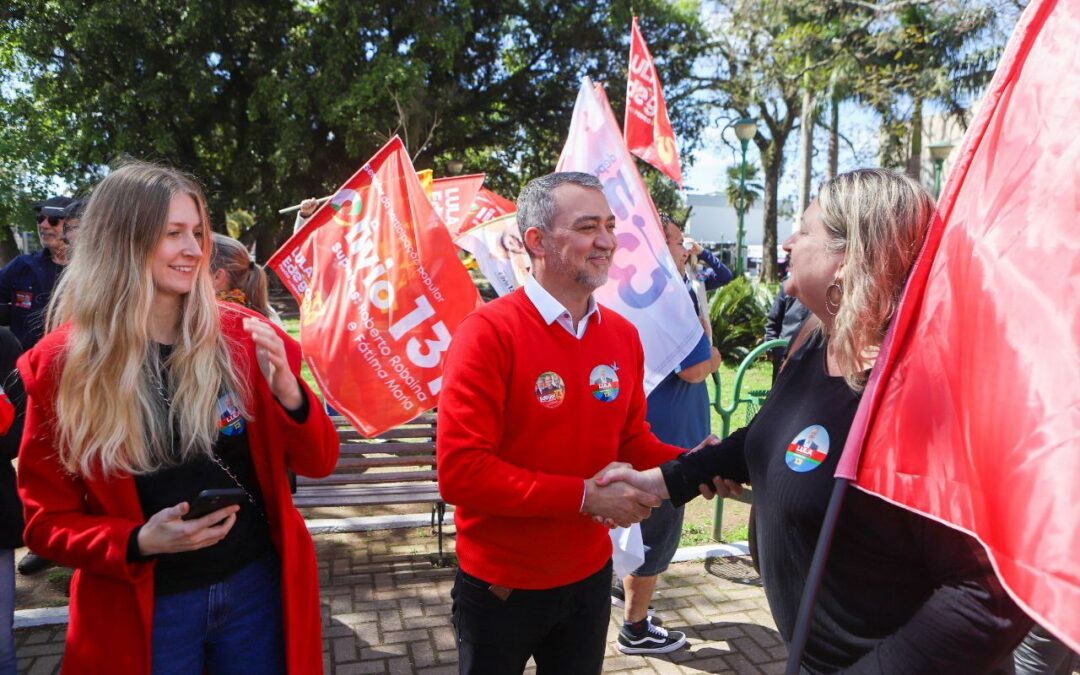 Edegar Pretto participa de caminhadas no Vale do Caí