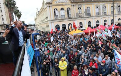 No evento RS pela Água, Edegar Pretto afirma que irá anular todos os atos de privatização da Corsan