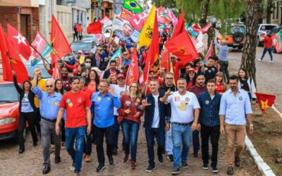 Em Bagé, Edegar Pretto reforça campanha pela eleição de Lula