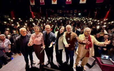 Ao lado de Manuela D’Ávila, Edegar Pretto mostra confiança na vitória completa na eleição deste ano