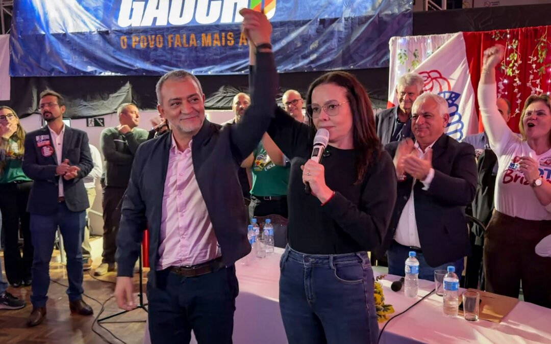 Região Sul: Juliana e Edegar participam de grande ato em Arroio Grande para celebrar aliança de um projeto coletivo