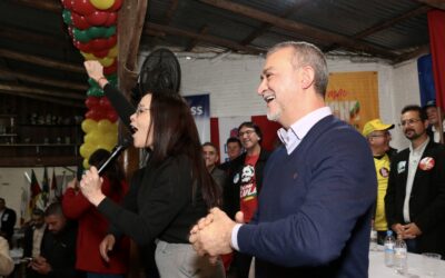 Em Ijuí, Edegar e Juliana recebem novas propostas para o programa de governo