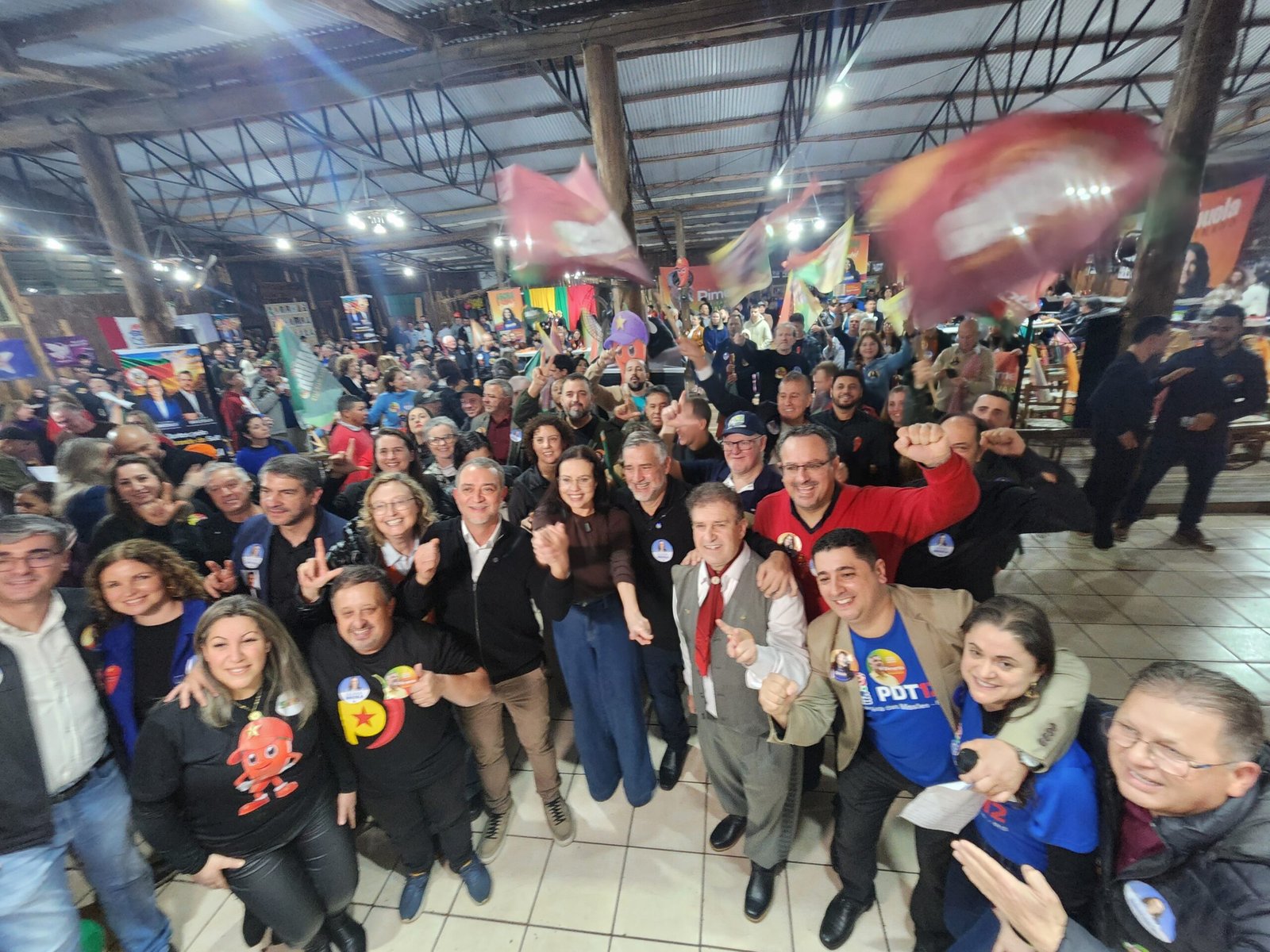 Em Palmeira das Missões, Edegar e Juliana reforçam o compromisso com o desenvolvimento do Rio Grande