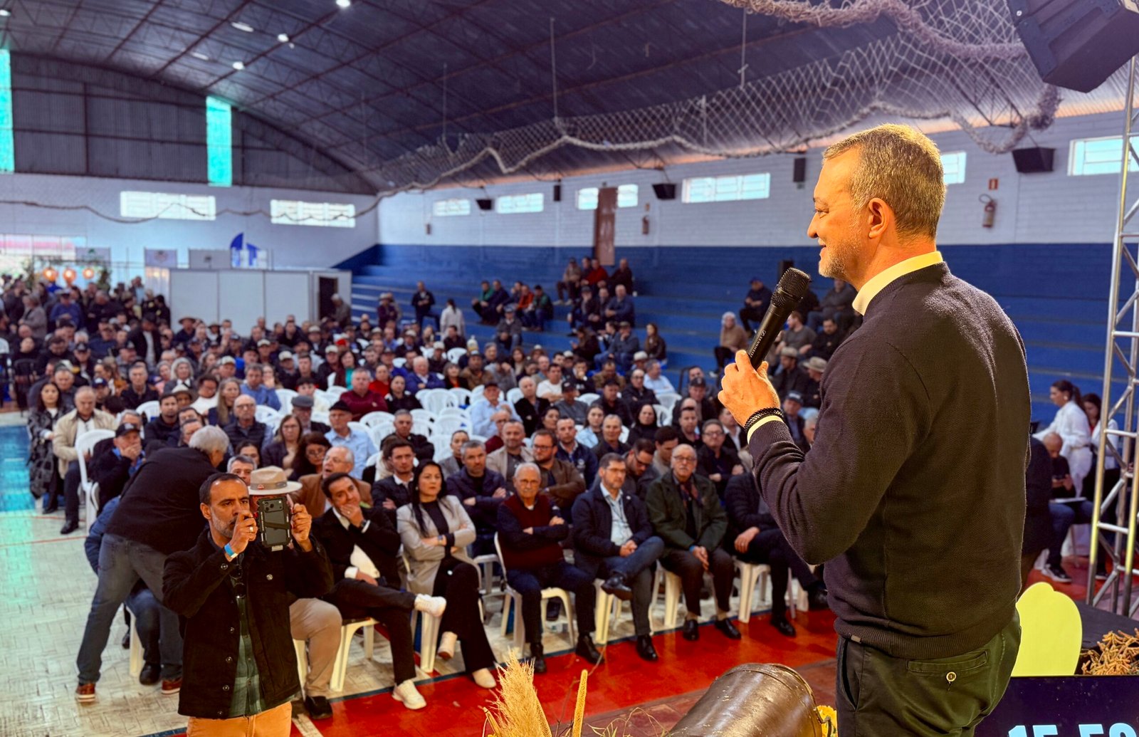 Festa do Porco em Seberi: Edegar Pretto defende um novo projeto de desenvolvimento para o RS