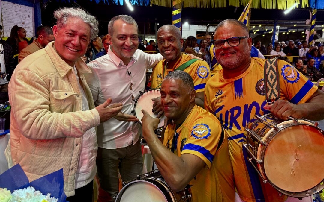 Edegar Pretto participa de lançamento do samba-enredo de 2027 da Unidos de Vila Isabel