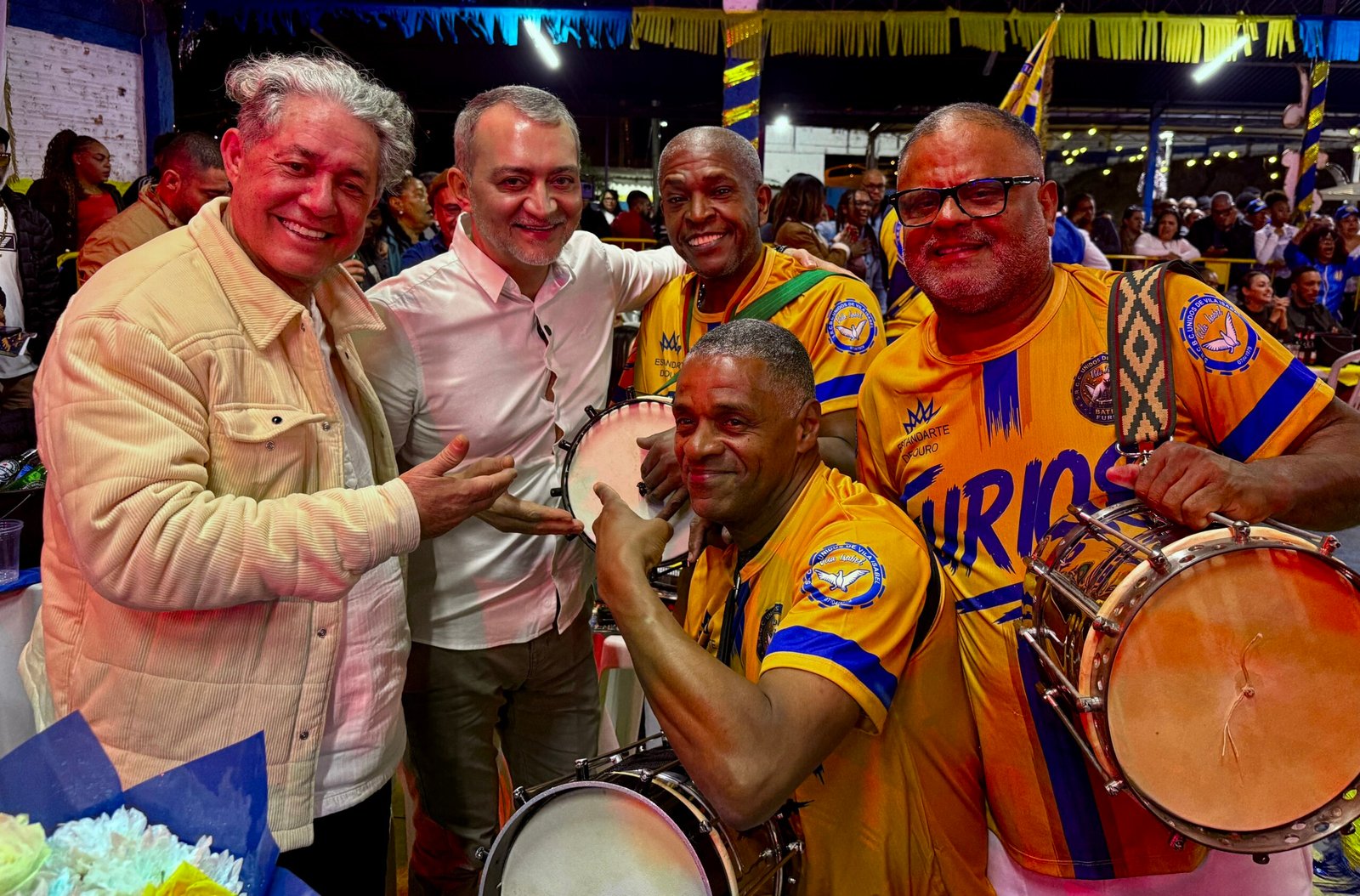 Edegar Pretto participa de lançamento do samba-enredo de 2027 da Unidos de Vila Isabel