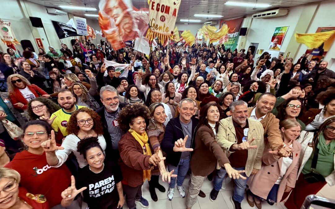 Edegar Pretto participa do Ato Mulheres Gaúchas contra o Ódio e celebra os 20 anos da Lei Maria da Penha 