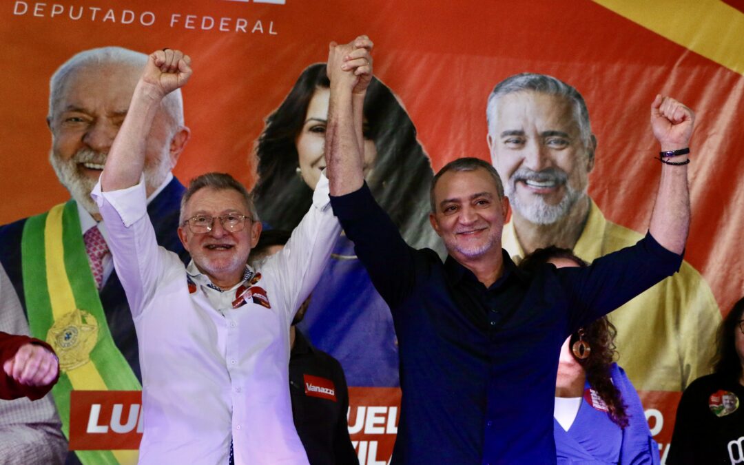 Em São Leopoldo, Edegar participa de lançamento de Ary Vanazzi a deputado federal 