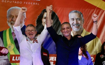 Em São Leopoldo, Edegar participa de lançamento de Ary Vanazzi a deputado federal 