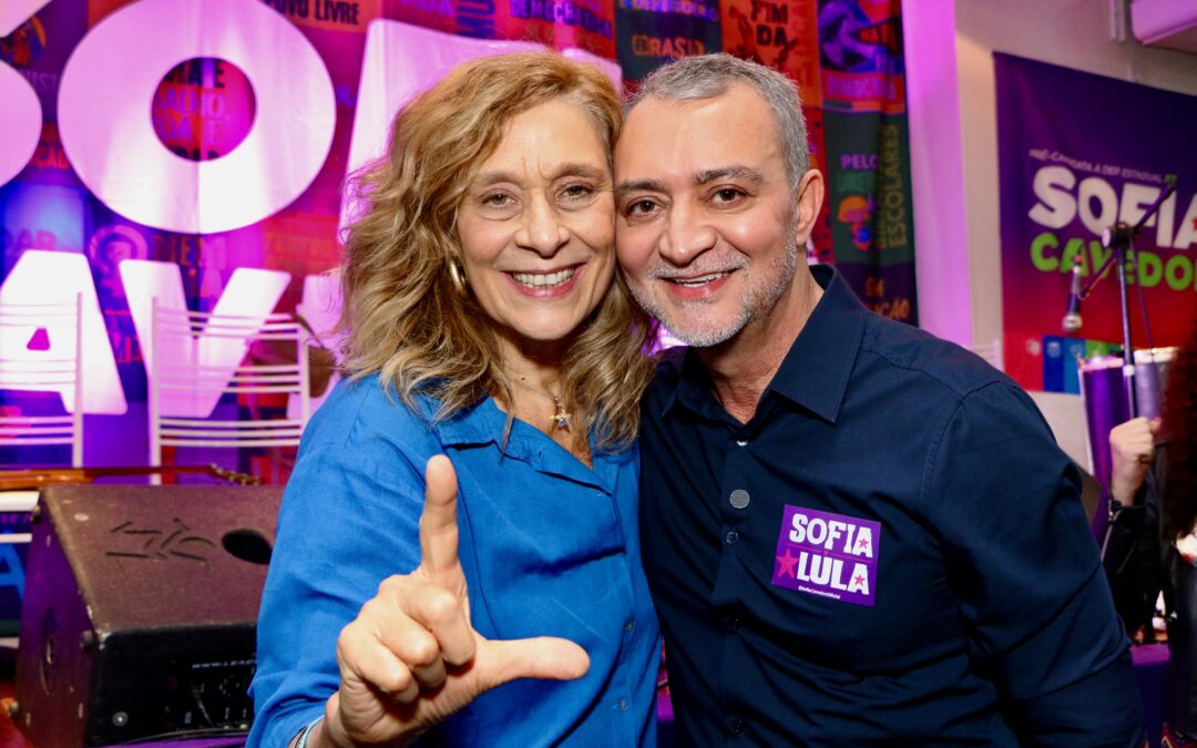 Edegar participa de festa de aniversário da deputada Sofia Cavedon