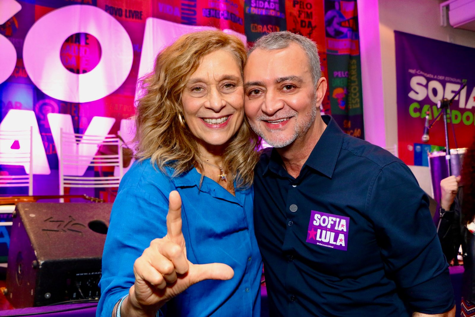 Edegar participa de festa de aniversário da deputada Sofia Cavedon