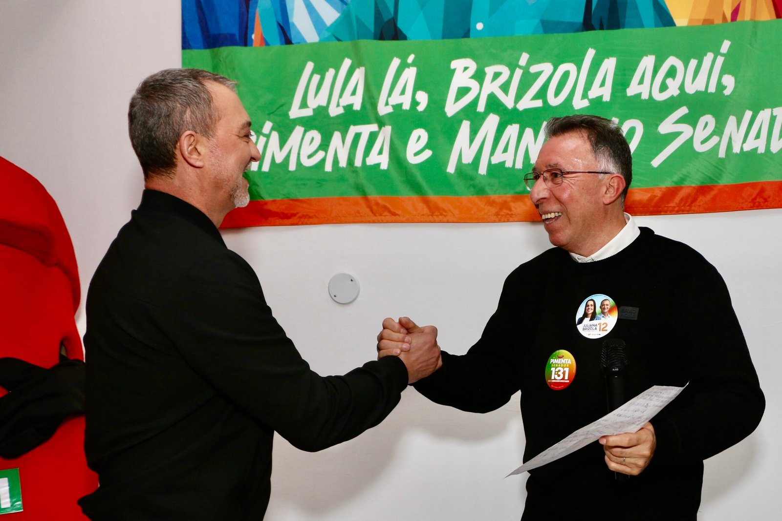 Edegar Pretto participa de inauguração do comitê de Valdeci Oliveira em Porto Alegre